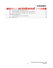 W25Q128JVEIQ 数据规格书 5