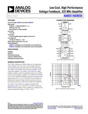 AD8057 Datenblatt PDF