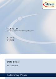 TLE42754G Datenblatt PDF