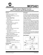 MCP3421A5T-EOT 数据规格书 1