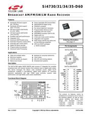 SI4735-D60-GM 数据规格书 1