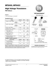 MPSA92 数据规格书 1