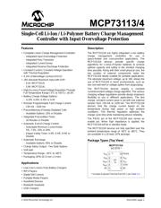 MCP73113T-06SI/MF Datenblatt PDF