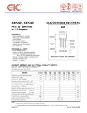 KBP208 数据规格书 1