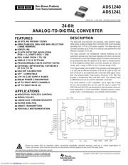 ADS1241E 数据规格书 1