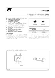 74V1G86CTR datasheet.datasheet_page 1