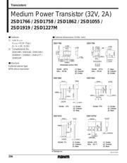 2SD1766 T100P 数据规格书 1