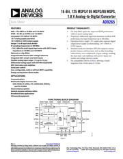 AD9970BCPZ Datenblatt PDF