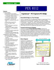 PEX8112-AA66FBI F 数据规格书 1