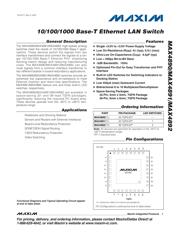 MAX4890ETJ 数据规格书 1