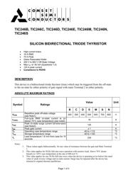 TIC246D 数据规格书 1