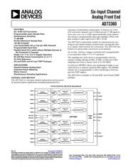 AD73360LARZ-REEL7 datasheet.datasheet_page 1