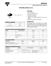 MBR0530 Datenblatt PDF