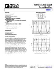 AD8397ARZ Datenblatt PDF