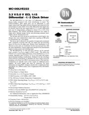 MC100LVE222FAR2G datasheet.datasheet_page 1