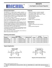 MIC5270YM5-TR 数据规格书 1