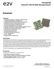 PCX755CVZFU400LE datasheet.datasheet_page 1