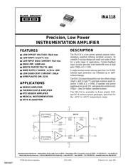 INA118UB/2K5G4 datasheet.datasheet_page 1