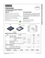 FDMS4435BZ datasheet.datasheet_page 1