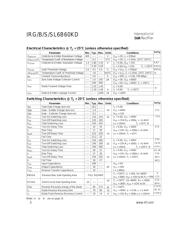 IRGSL6B60KD 数据规格书 2