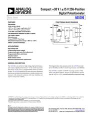 AD5290YRMZ10-R7 Datenblatt PDF