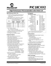 PIC18C452-E/P Datenblatt PDF