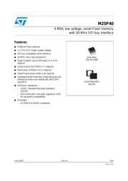 M25P40-VMN6P Datenblatt PDF