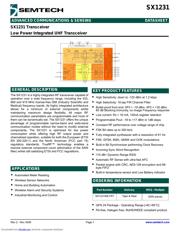 SX1231 datasheet.datasheet_page 1