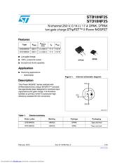 STD18NF25 datasheet.datasheet_page 1