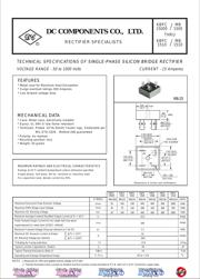 KBPC1504 数据规格书 1