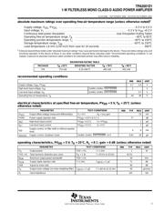 TPA2001D1PWR 数据规格书 3