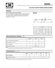 BZX85 数据规格书 1