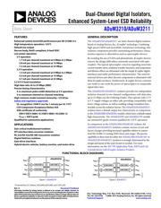 ADUM3210TRZ-RL7 数据规格书 1