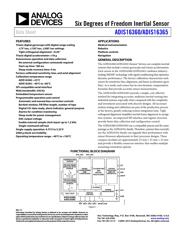 ADIS16365 datasheet.datasheet_page 1