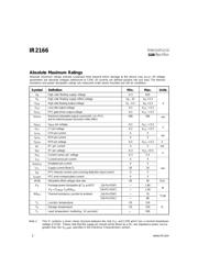 IR2166 数据规格书 2