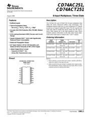 CD74AC251 datasheet.datasheet_page 1