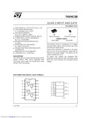 74VHC08 数据规格书 1