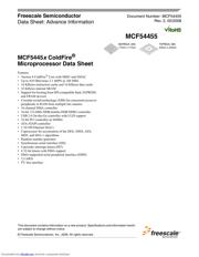 MCF54450 数据规格书 1