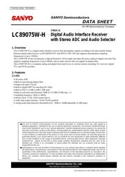 LC89075W-H datasheet.datasheet_page 1