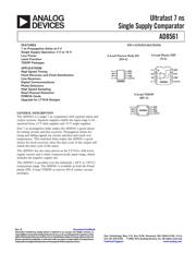 AD8561ANZ Datenblatt PDF