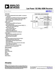 ADV7611BSWZ datasheet.datasheet_page 1