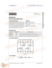 MM74HC02 datasheet.datasheet_page 1