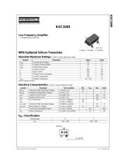 KSC3265YMTF 数据规格书 1