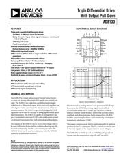 AD8133ACP-R2 datasheet.datasheet_page 1