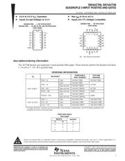 SN74ACT08NSR 数据规格书 1