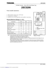 2SC5200-R(Q) 数据规格书 1