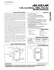 MAX1763 数据规格书 1