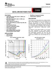 TAS5121IDKDR datasheet.datasheet_page 1