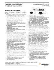 MCF51QE128RM 数据规格书 1