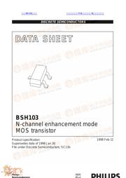 BSH103 Datenblatt PDF